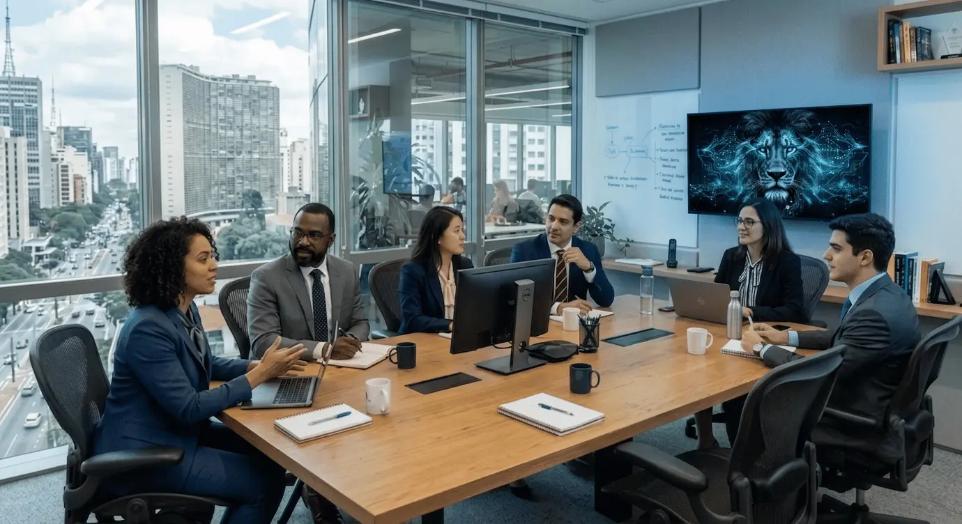 Equipe WSConsulti em Reunião